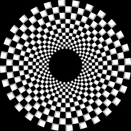 Abstract black and white chess frame pattern, sport or cinema border design backgroundのイラスト素材