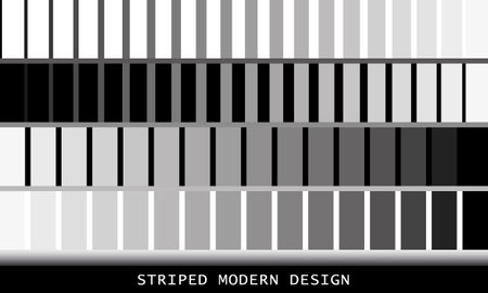 Set of seamless striped patterns, textures. Vectorのイラスト素材
