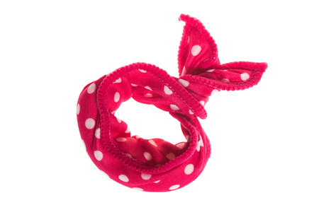 Hair Roller Best Flexible Foam And Sponge Hair Curlers. Pink hair curlers on a white backgroundの写真素材
