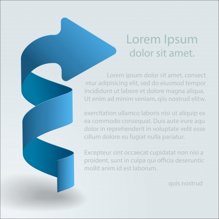 illustration of 3d arrow, presentation designのイラスト素材