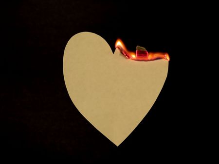 Heart On Fire #2の写真素材