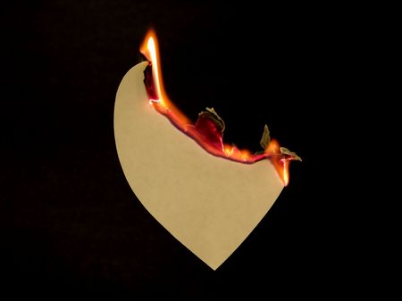 Heart On Fire #3の写真素材