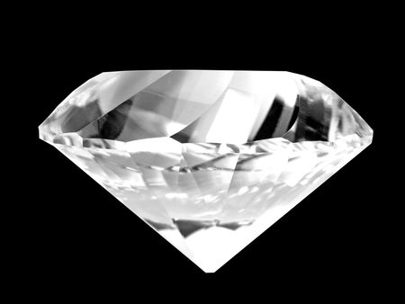 High-resolution digital color photography of a large diamond.  Dust free!  Brilliant color!の写真素材