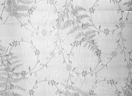 High key abstract white lace pattern texture backgroundの写真素材
