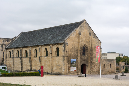 Caen, France - September 6, 2016: The castle of Caen (Chateau de Caen), built by William the Conqueror, is one of the largest medieval fortresses of Western Europe.のeditorial素材