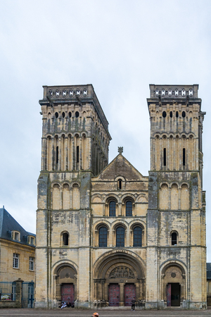 Caen, France - September 6, 2016: The Abbey of Sainte-Trinite, also known as Abbaye aux Dames, is a former monastery of women in Caen, now home to the Regional Council of Lower Normandy.のeditorial素材