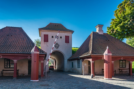 Copenhagen, Denmark - september 3, 2017: Kastellet (the citadel) is one of the best preserved star fortresses in Northern Europe. A number of buildings are located within the grounds of Kastellet.のeditorial素材