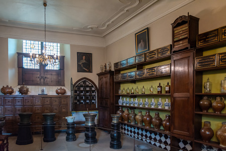 Bruges, Belgium - October 6, 2018: The Hospital of St. John (Oud Sint-Janshospitaal) was a medieval hospital in Bruges. It was founded in the mid-12th century.のeditorial素材