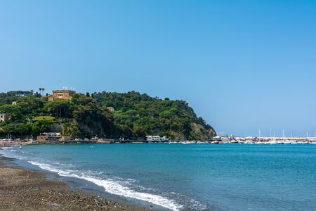 While nearby the Cinque Terre is probably the best-known tourist destination on the Italian Riviera, Sestri Levante is becoming quite a favorite among Italians.の写真素材