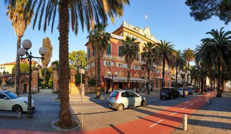 Sestri Levante, Italy - June 4, 2019 : While nearby the Cinque Terre is probably the best-known tourist destination on the Italian Riviera, Sestri Levante is becoming quite a favorite among Italians.のeditorial素材