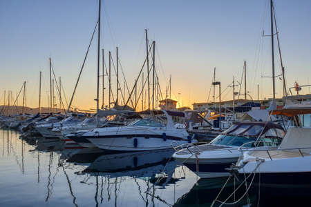 The harbour of Saint-Raphaelのeditorial素材