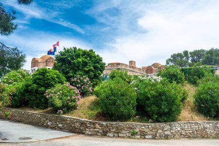 The Citadel in St Tropez, an amazing piece of architecture and offers great views of the town and bay beyond.の写真素材