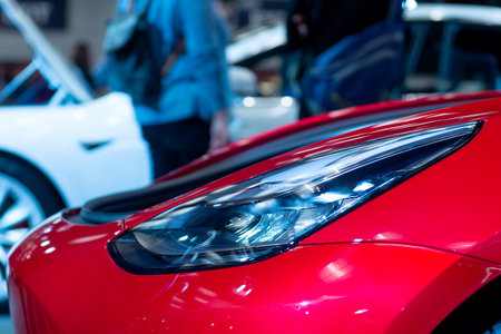 Toronto, ON, Canada - February 14, 2020: Car present at the the 2020 Canadian International AutoShow...