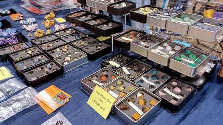 Toronto, ON, Canada â€“ March 17, 2023: Toys, gadgets, accessories and souvenirs are presented...