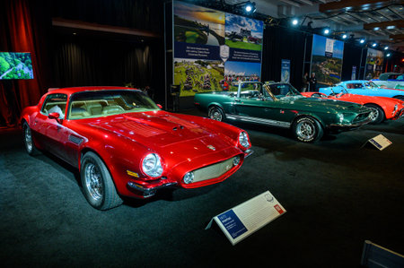 Toronto, ON, Canada - February 16, 2024: 1971 Pontiac Pegasus Concept  is presented at the Metro Toronto Convention Centreのeditorial素材