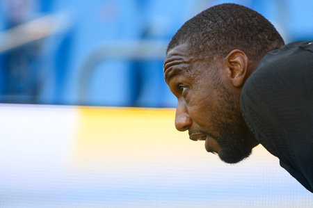 Toronto, ON, Canada - June 27, 2023: Junior Hoilett #10 during the 2023 Concacaf Gold Cup match between national team of Canada and Guadeloupe (Score 2:2)のeditorial素材