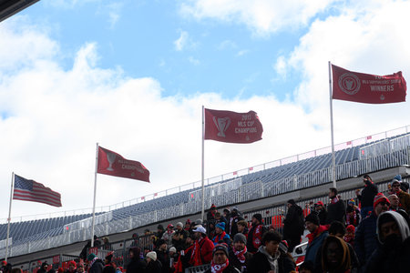Toronto, ON, Canada - March 14, 2026: Fans in the stands during an MLS regular season match between...