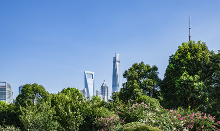 Shanghai urban landscapeのeditorial素材