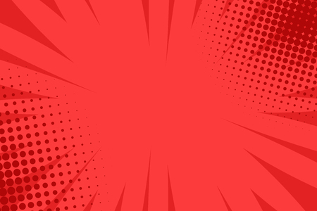 Comic book pop art strip radial backdropのイラスト素材