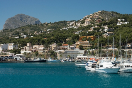 Spanish port on the mediterranean.の写真素材