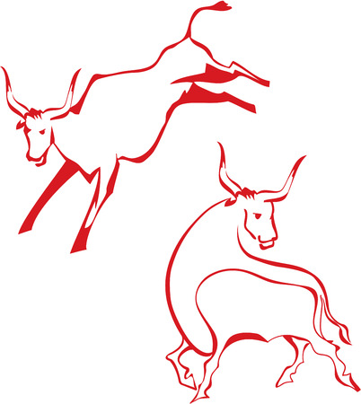 Bullのイラスト素材