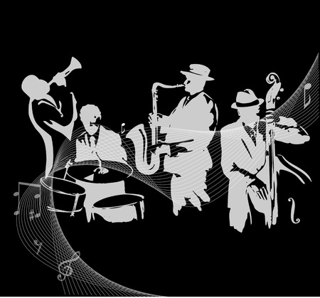 Jazz musiciansのイラスト素材
