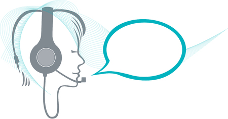 Online supportのイラスト素材