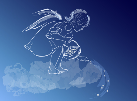 Angel girlのイラスト素材