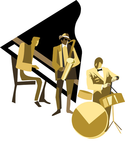 Jazz Trioのイラスト素材