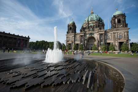 The Lustgarten ("Pleasure Garden") , a park on Museum Island in central Berlinのeditorial素材