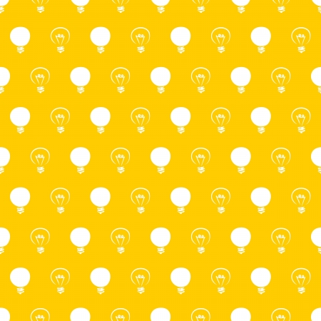 Seamless pattern, texture or background with light bulbsのイラスト素材