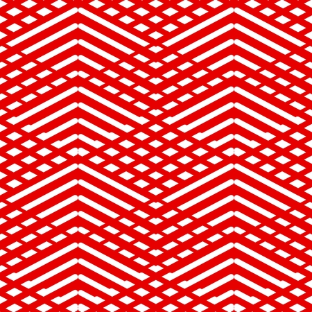 Tile red and white pattern or vector background wallpaperのイラスト素材