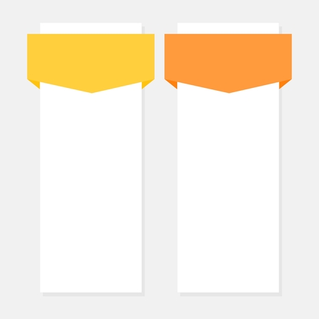 Two options infographics vector templateのイラスト素材