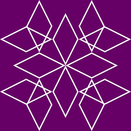 Tile line vector pattern or dark violet and white wallpaper backgroundのイラスト素材