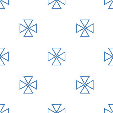 Tile vector pattern with blue and white backgroundのイラスト素材