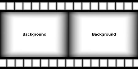 Set of background, banner, poster with frames in film film style vector imageのイラスト素材