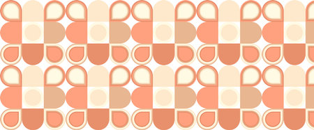 Geometric pattern vector background with Scandinavian abstract color or Swiss geometry prints of...