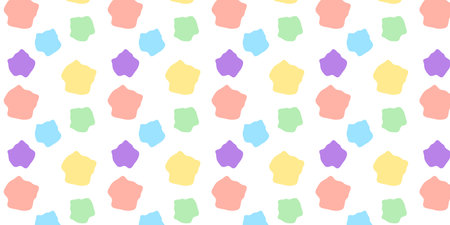 Abstract pattern for wallpaper design. Fabric wallpaper with printed texture. Decorative floral ornament. Vintage style. Vector minimalist illustration.のイラスト素材