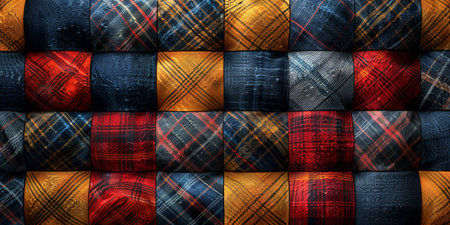 Elevate your design projects with this chic plaid pattern background banner. Perfect for a variety of uses, including advertisements, invitations, social media posts, and more, this versatile design offers a sophisticated and timeless aesthetic. The banner provides ample blank space for personalized lettering, making it an ideal choice for branding and marketing purposesの素材