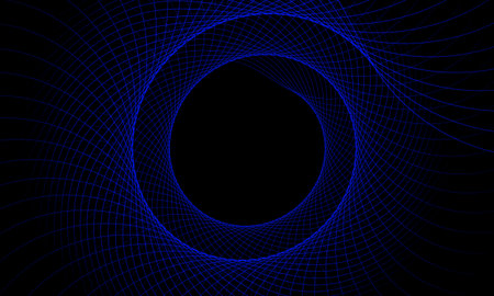 3D techno abstract background layer with luminous waves. Modern Graphic Design Element Line Style Concept for Banner, Flyer, Card or Brochure Coverの写真素材