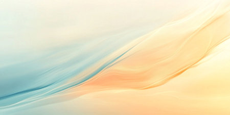 A soft gradient abstract design featuring smooth, radiant pastel hues transitioning seamlessly from...