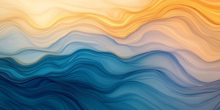 A soft gradient abstract design featuring smooth, radiant pastel hues transitioning seamlessly from...
