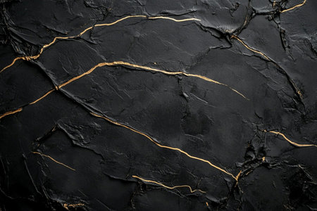Black Deep Matte Background with Gold Thin Lines â Luxury and Elegance Description: A sophisticated black matte background with delicate gold lines creating a minimalist and luxurious design. Ideal for branding, product presentations, elegant invitations, or premium digital wallpapers. AI-generated for high-end aesthetics and sleek modern styleの写真素材