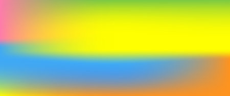 Eye-catching abstract vector background featuring a smooth multicolor gradient blend of yellow, blue, pink, green, and orange. This design is ideal for creative projects, digital presentations, modern branding, social media themes content, and vibrant web designのイラスト素材