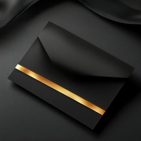 A minimalist VIP invitation banner with elegant gold typography on a sleek black background. The design conveys sophistication, exclusivity, and luxury, ideal for high-end events, formal announcements, or premium brand promotions. This stylish and modern template is perfect for marketing materials, social media posts, or invitation cards targeting elite audiences. AI-generated image in high resolution, with a clean and upscale lookの写真素材