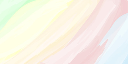 Soft pastel watercolor background with gentle brush strokes in pink, purple, blue, and beige tones. Abstract minimal design with a smooth gradient and airy, dreamy feel. Ideal for use in web design, social media, wedding invitations, branding, and backgrounds for elegant, feminine, or calm-themed projectsのイラスト素材