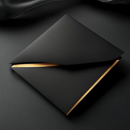 A minimalist VIP invitation banner with elegant gold typography on a sleek black background. The design conveys sophistication, exclusivity, and luxury, ideal for high-end events, formal announcements, or premium brand promotions. This stylish and modern template is perfect for marketing materials, social media posts, or invitation cards targeting elite audiences. AI-generated image in high resolution, with a clean and upscale lookの写真素材