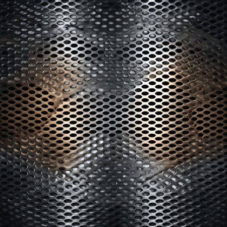 Abstract metal texture background with polished and brushed steel surface. Perfect for industrial design, technology projects, luxury presentations, and creative templatesの写真素材