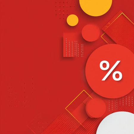 Colorful banner background with bold sale typography, designed for shopping promotions, clearance events, and special offersの写真素材