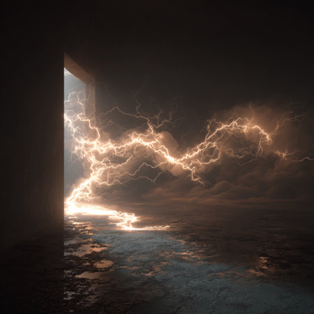 Futuristic light effects with glowing waves and vibrant colors. Ideal for technology, digital...